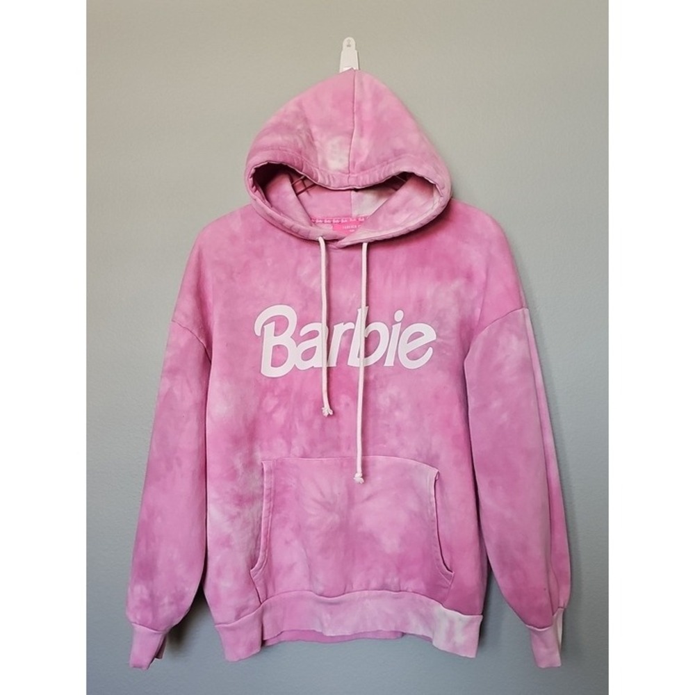 Forever 21 Barbie Tie Dye Hoodie Barbiecore Y2K Pink Plus Size 1X
